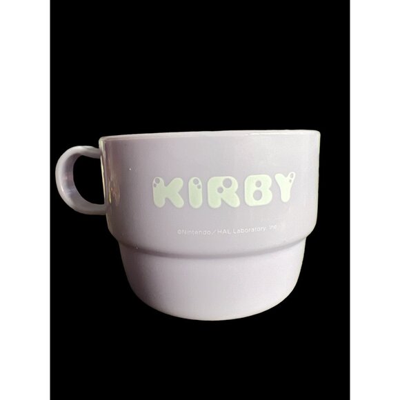 KIRBY Single OSK Purple Plastic Mug Made In Japan, Kawaii Cups Nintendo - Picture 2 of 6